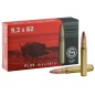 Balle de chasse grand gibier GECO - ogive soft point - cal.9.3 x 62 - boite de 20 - 255 GR - 12.52 g