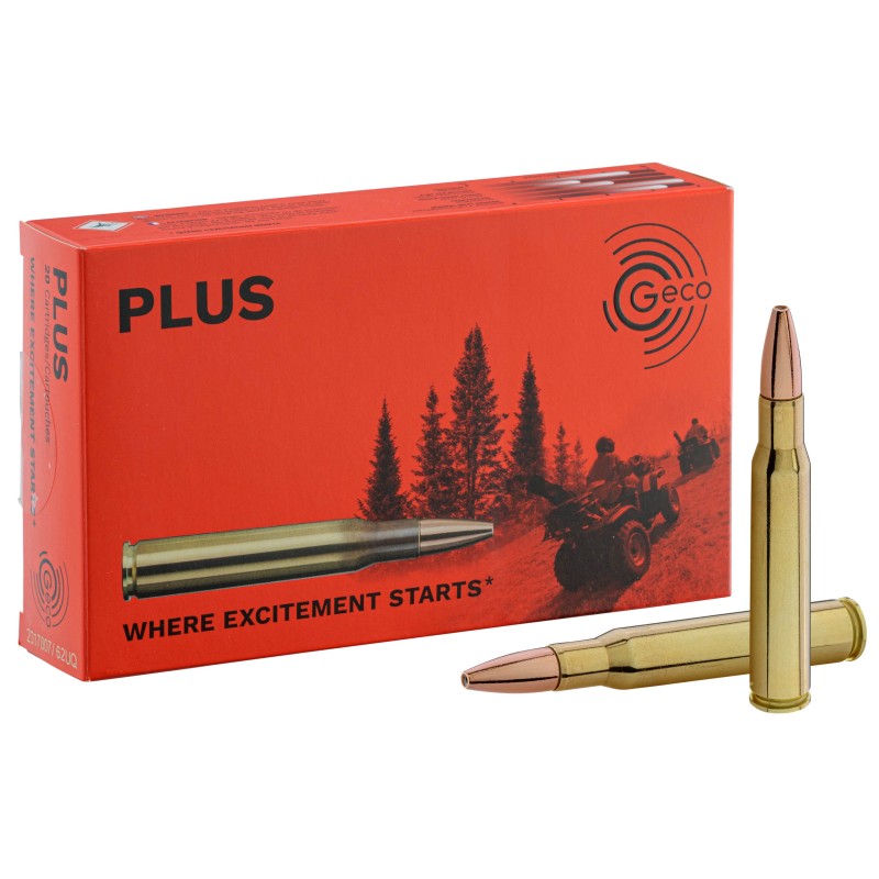 Balle de chasse grand gibier GECO - cal.30 - ogive Plus Bullet - 06 Spr - boite de 20 - 170 GR - 11.02 g