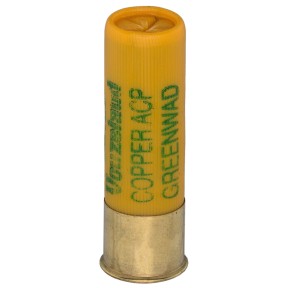 Cartouche de chasse VOUZELAUD Copper ACP greenwad tube plastique - cal.20/67 - boite de 10 - N° de plomb 3 - 20 g
