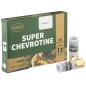 Cartouche de chasse PREVOT Super chevrotine - cal.12/67 - boite de 25 - N° de plomb chevrotines - 28 g