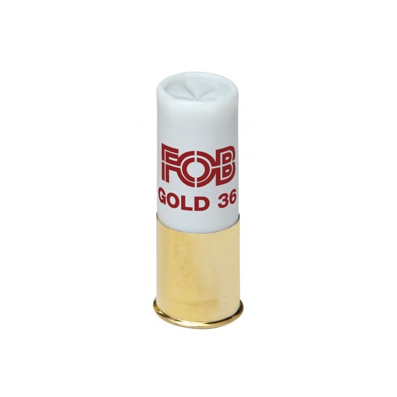 Cartouche de chasse FOB Gold 36 - cal.12/70 - boite de 10 - N° de plomb 1 - 36 g