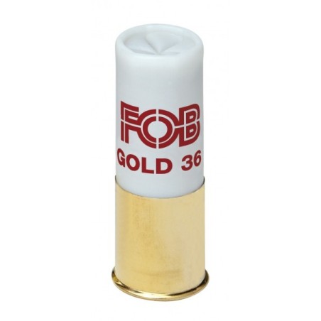 Cartouche de chasse FOB Gold 36 - cal.12/70 - boite de 10 - N° de plomb 6 - 36 g