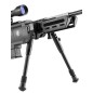Pack carabine à air comprimé BLACK OPS Sniper + lunette 4x32 + bipied - cal.4.5 mm - 7.5 J - canon 45 cm - 1 coup