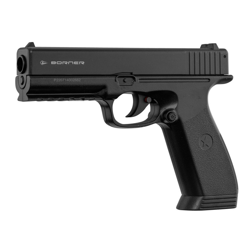 Pistolet CO2 BORNER Airgun 17 compact - cal.4.5 mm - 2.52 J - 20 coups