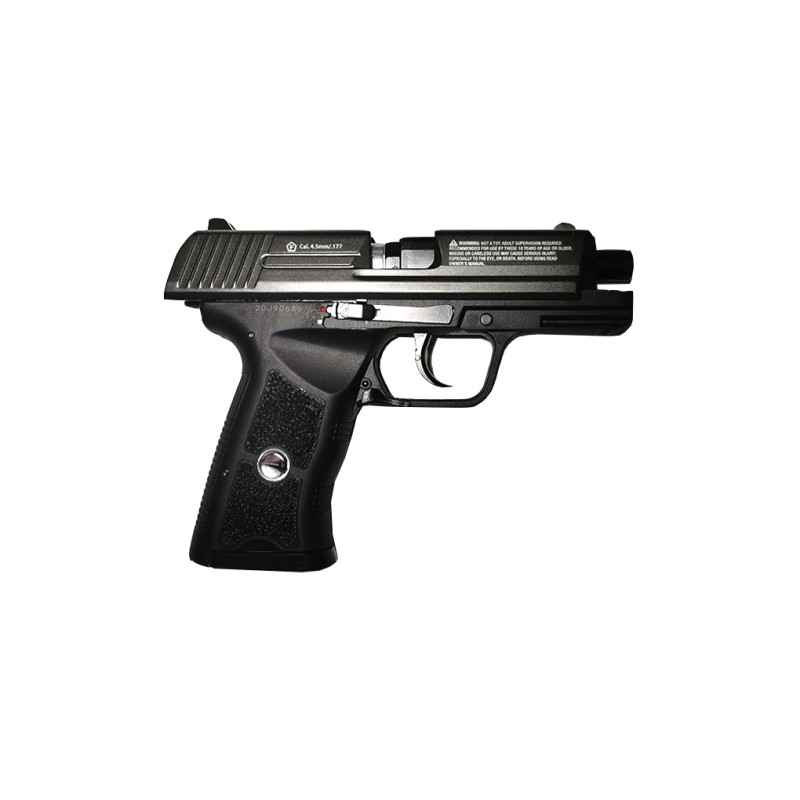 Pistolet CO2 BORNER W118 culasse mobile 1911- cal.4.5 mm - 3 J - 15 coups