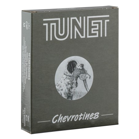 Cartouche de chasse TUNET chevrotines - cal.12/70 - boite de 10 - 9 g